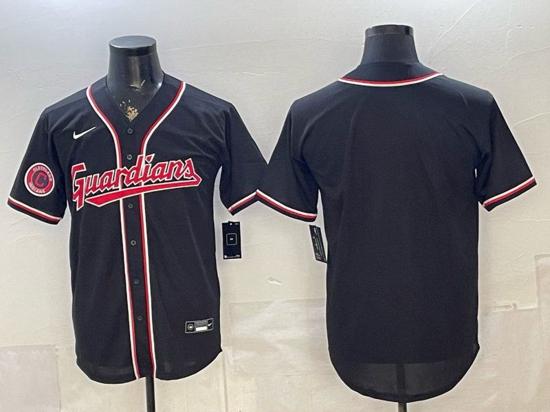 Men 2026 Cleveland Indians blank black Nike MLB Jersey 0621006